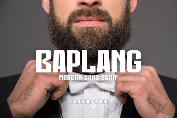 Baplang: A Modern Sans Serif Font That Feels Like It Belongs