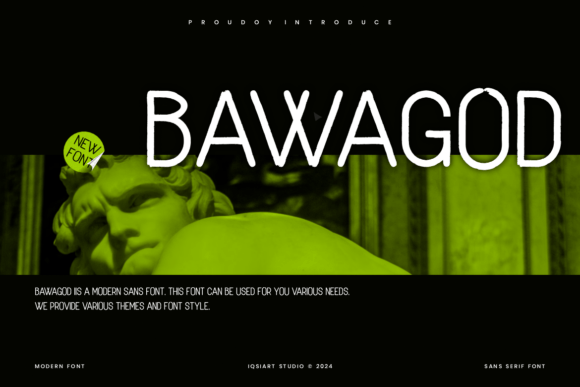 Bawagod: A Clean Sans Serif for Modern Brand Identity