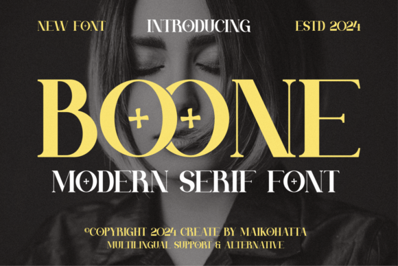 Boone: A Modern Serif Font That Earns Its Place