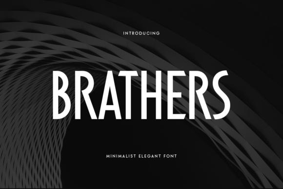 Brathers: A Refined Sans Serif Font for Polished Branding