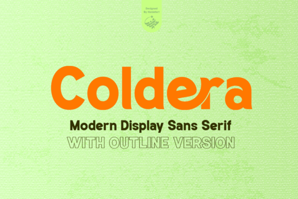 Coldera: A Modern Sans Serif Font for Small Business Branding