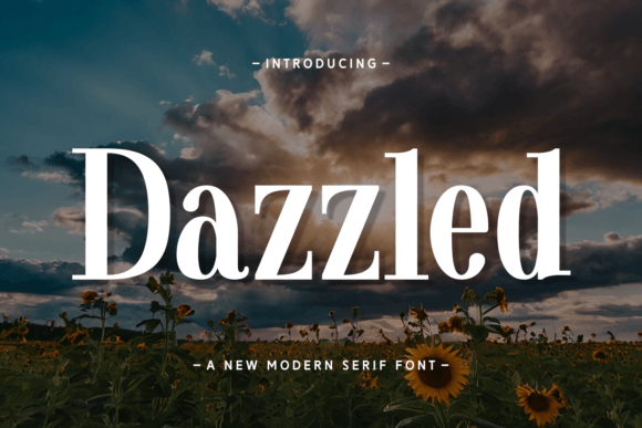 Dazzled: A Modern Serif Font That Makes Your Brand Feel Polished