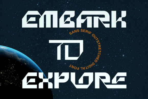 Embark to Explore: A Futuristic Sans Serif Font That Elevates Real Business Branding