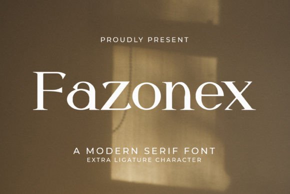 Fazonex: A Modern Serif Font for Editorial Clarity and Character