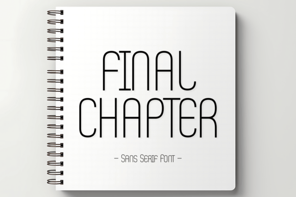 Final Chapter: A Clean Sans Serif Font for Modern Web Design