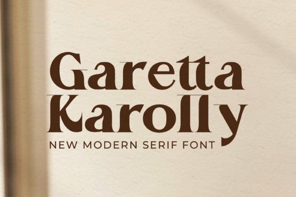 Garetta Karolly: A Sophisticated Serif Font for Scroll-Stopping Marketing