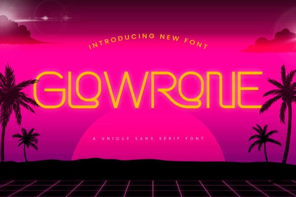 Glowrone: A Modern Sans Serif Font for Digital Branding