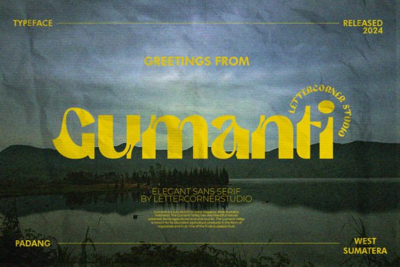 Gumanti: A Sans Serif Font That Makes Your Brand Feel Thoughtful