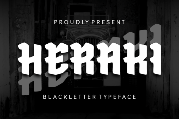 Heraki: A Modern Blackletter Font for Real Branding Work