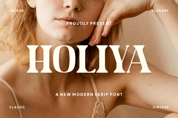 Holiya: A Serif Font That Earns Its Place in Campaign Visuals