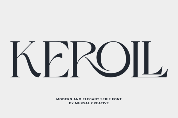 Keroll: A Serif That Speaks With Quiet Authority
