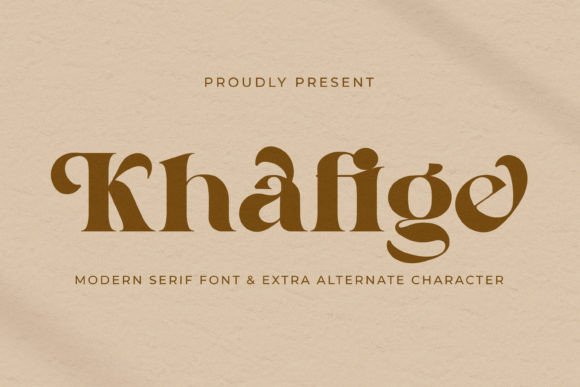Khafige: A Serif Font That Elevates Quiet Confidence