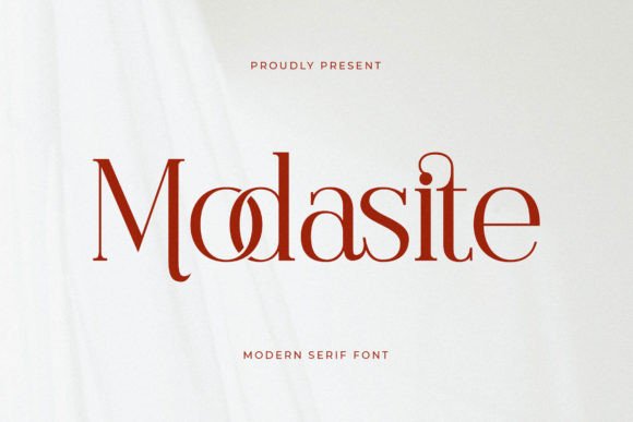 Modasite: A Modern Serif Font That Elevates Handmade Design