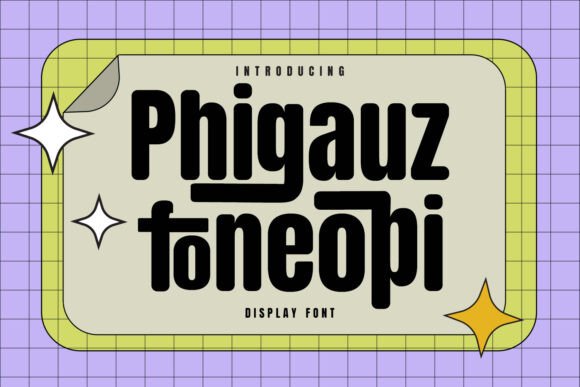 Phigauz Foneopi: A Friendly, Readable Sans Serif for Digital Brands