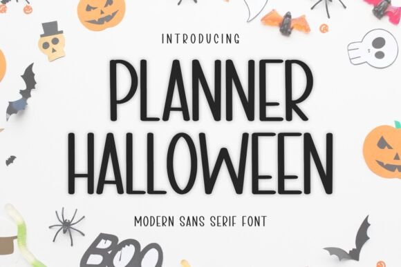Planner Halloween: A Clean Sans Serif Font for Scroll-Stopping Marketing