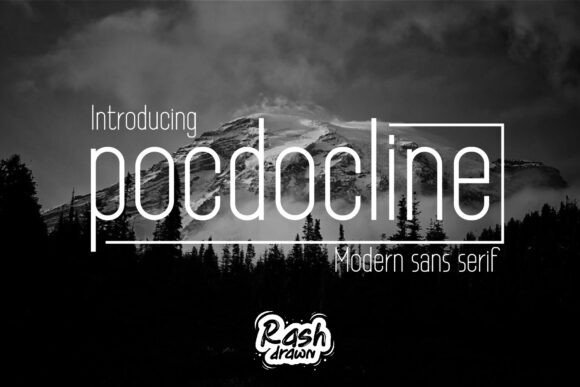 Pocdocline: A Modern Sans Serif Font for Clean Digital Branding