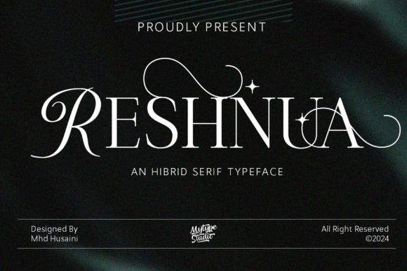 Reshnua: A Refined Serif Font for Small Business Branding