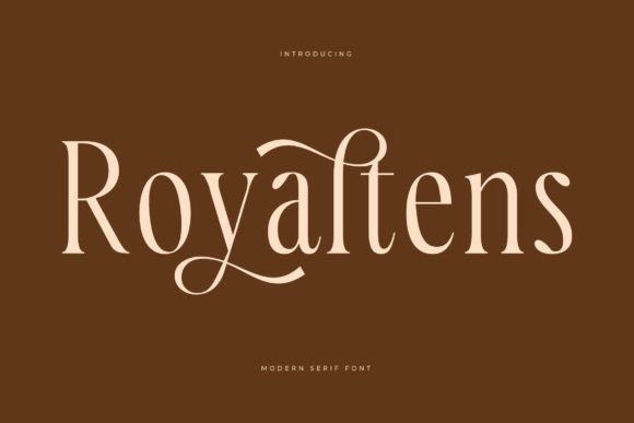 Royaltens: A Sophisticated Serif Font for Modern Web Design