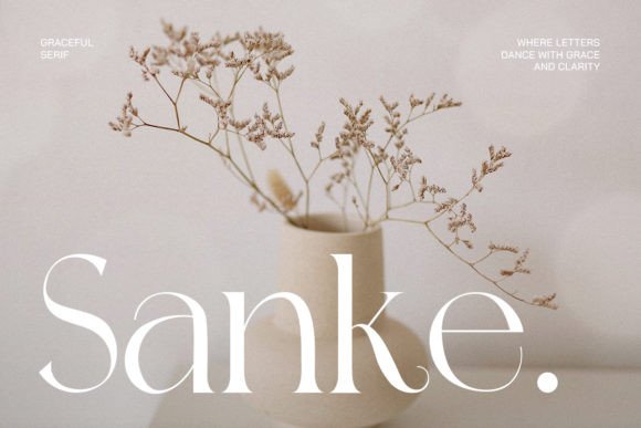 Sanke: A Serif Font for Timeless Digital Branding