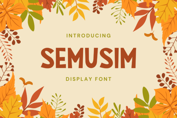 Semusim: A Modern Sans Serif Font for Digital Clarity