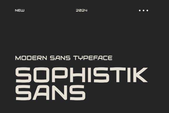 Sophistik Sans: A Modern Sans Serif for Digital Clarity