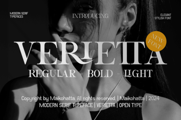 Verietta: A Modern Serif Typeface for Editorial Clarity and Character