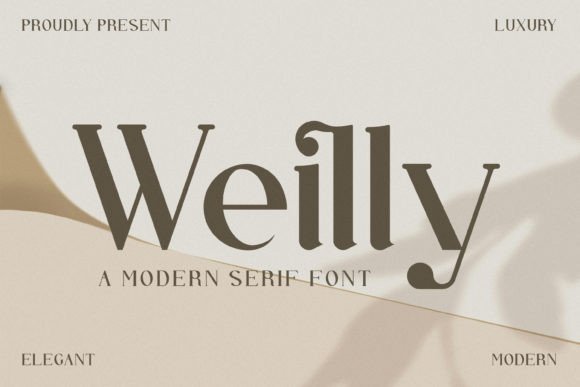 Weilly: A Modern Serif Font That Makes Your Campaigns Instantly Clearer